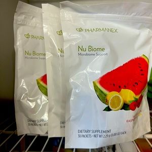 NuSkin Nu Biome gut health supplement.